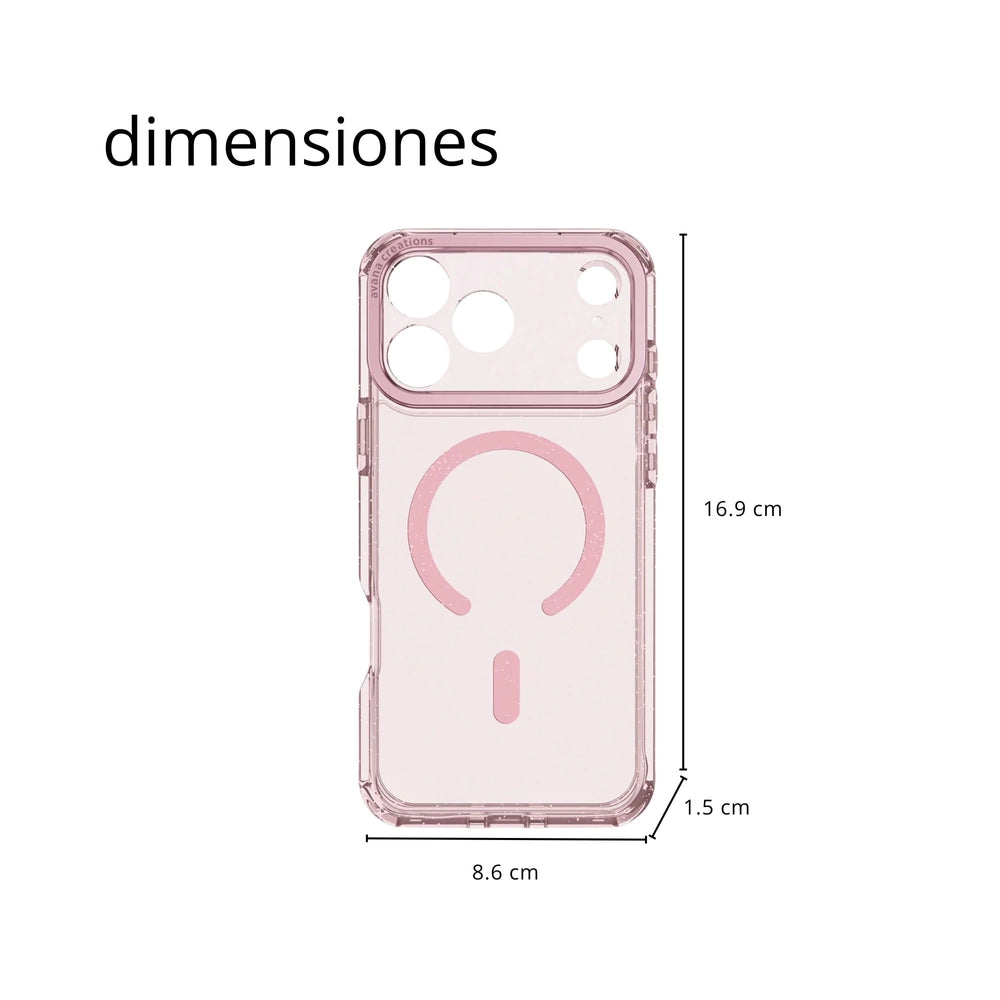 Case_Avana_Starlight_con_Magsafe_para_iPhone_17_Pro_Max_Rosa_Posicion_14_iShop_Peru