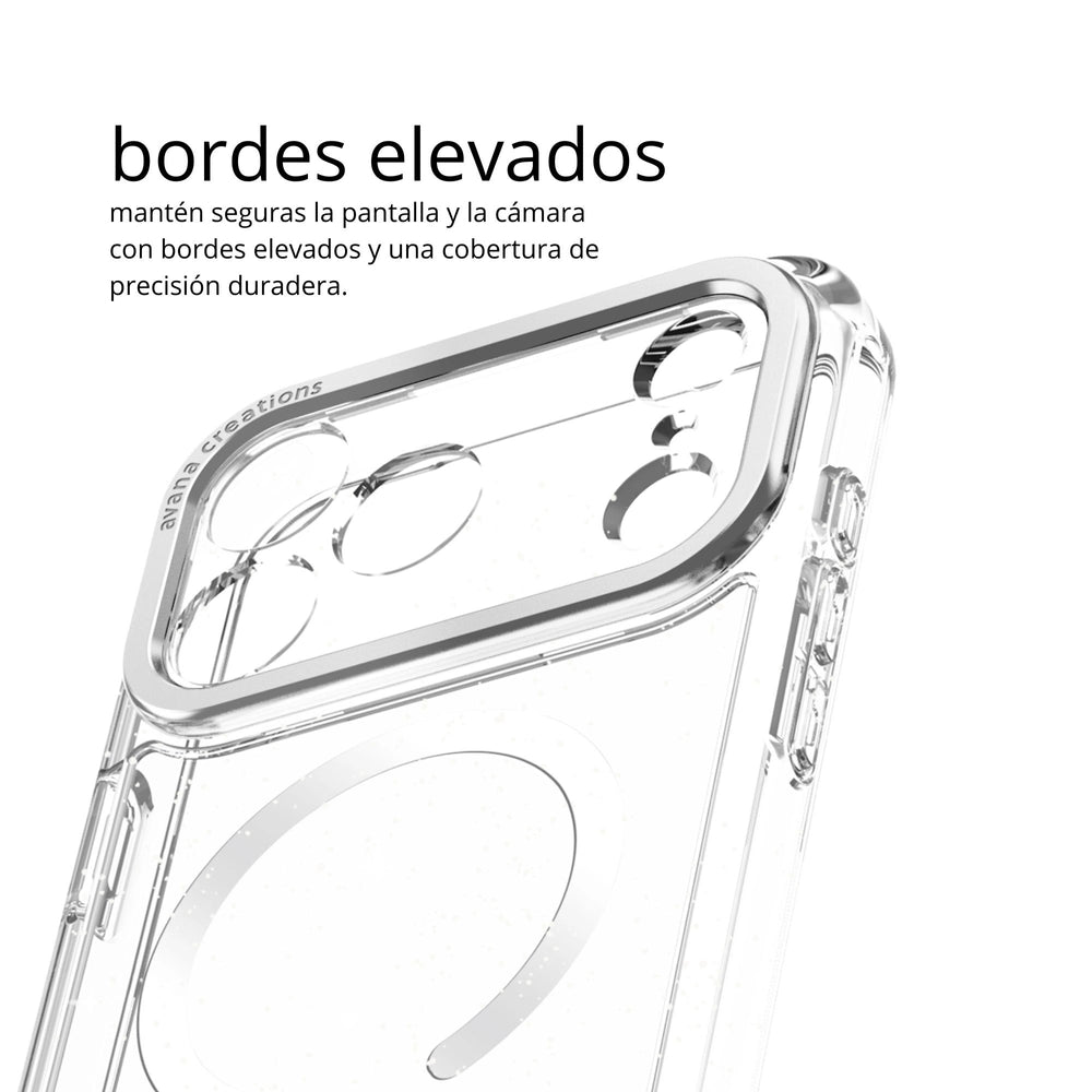 Case Avana Starlight con Magsafe para iPhone 17 Pro Max - Plata