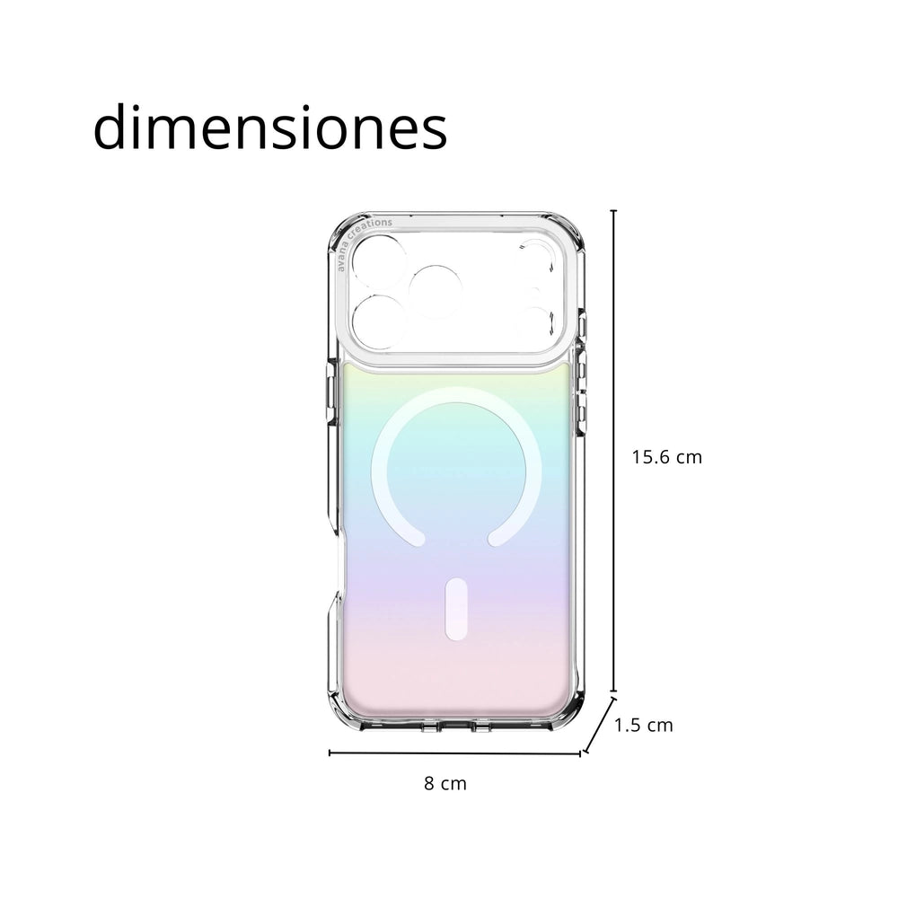 Case Avana Cosmic Frost con Magsafe para iPhone 17 Pro - Violeta Cósmico