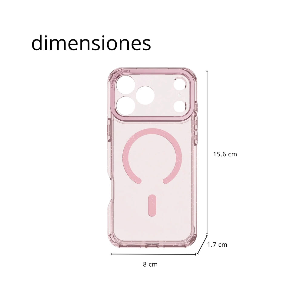 Case_Avana_Starlight_con_Magsafe_para_iPhone_17_Pro_Rosa_Posicion_14_iShop_Peru