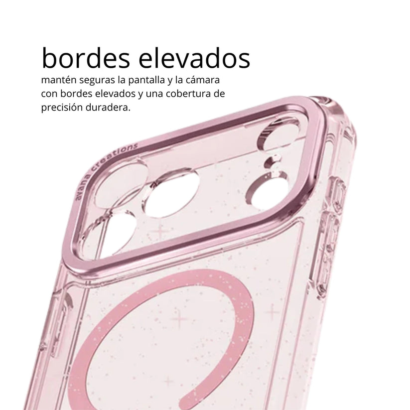 Case_Avana_Starlight_con_Magsafe_para_iPhone_17_Pro_Rosa_Posicion_8_iShop_Peru