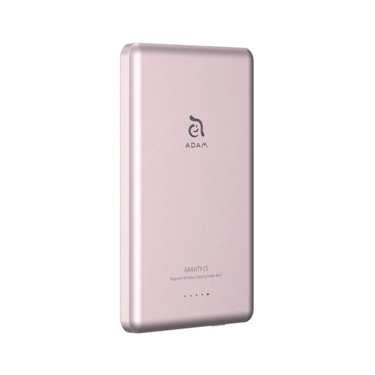 Batería Portátil con Cargador Magnético Adam Elements GRAVITY C5 - 5000mAh - Rosa