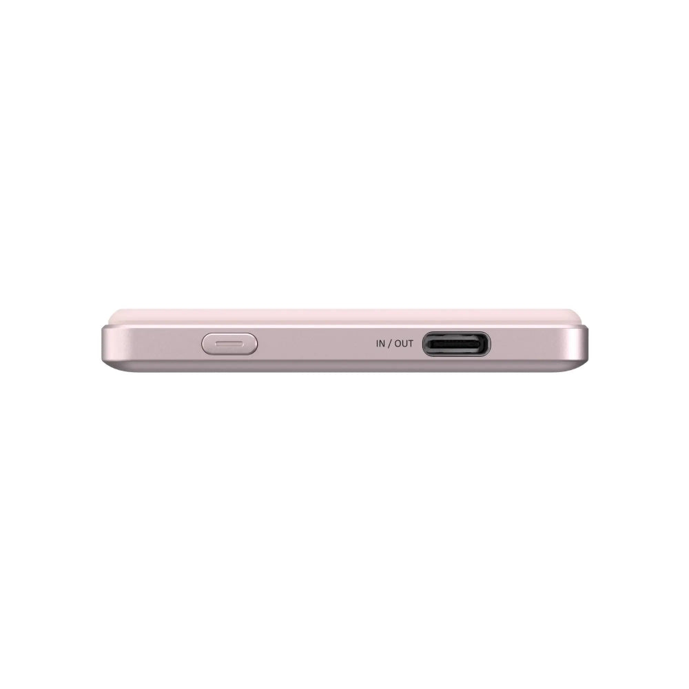 Batería Portátil con Cargador Magnético Adam Elements GRAVITY C5 - 5000mAh - Rosa