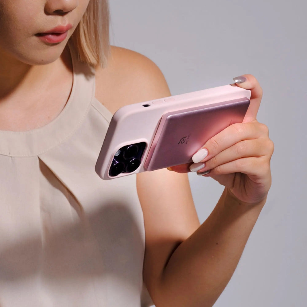 Batería Portátil con Cargador Magnético Adam Elements GRAVITY C5 - 5000mAh - Rosa