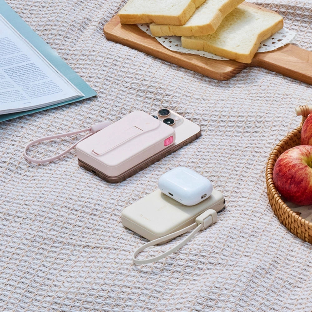 Batería portátil Adam Elements VIONTA C2 Pro, 8 en 1 de 10,000mAh - Rosa