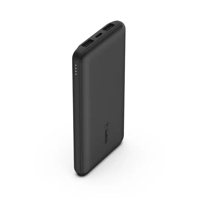 Batería externa Belkin de 3 puertos 10,000 mAh - Negro