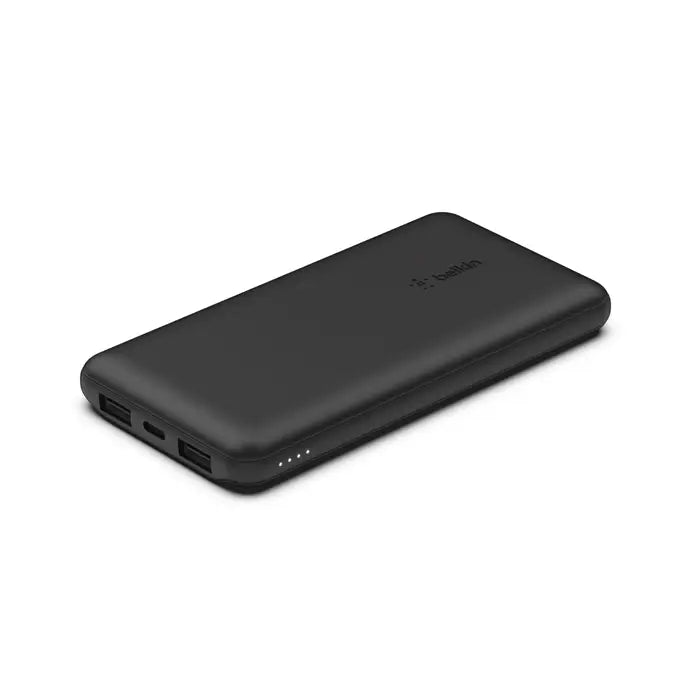 Batería externa Belkin de 3 puertos 10,000 mAh - Negro