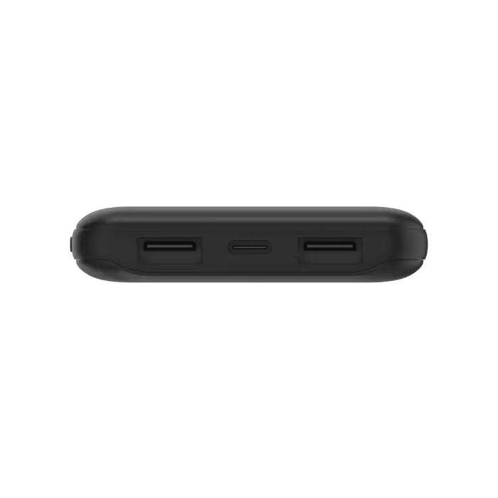 Batería externa Belkin de 3 puertos 10,000 mAh - Negro