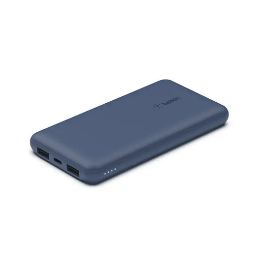 Batería externa Belkin de 3 puertos 10,000 mAh - Azul