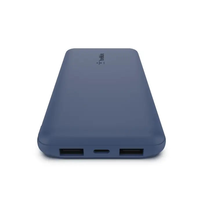 Batería externa Belkin de 3 puertos 10,000 mAh - Azul