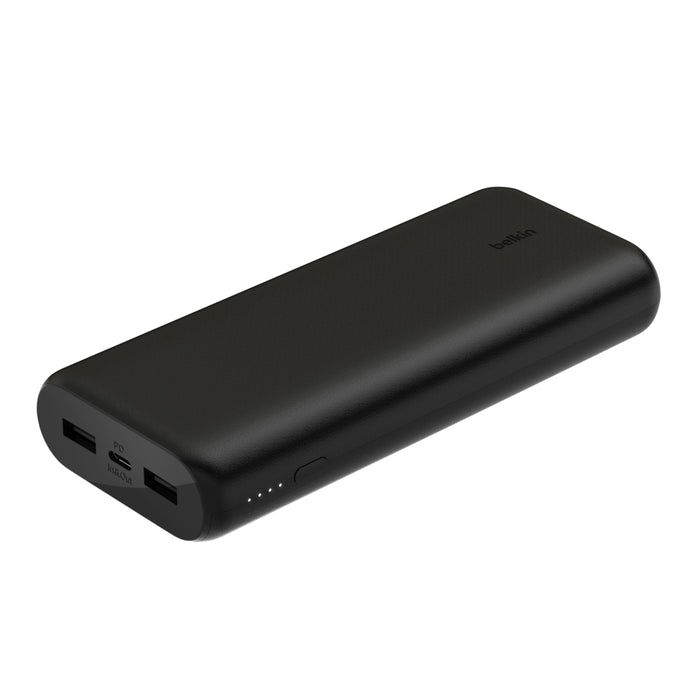 Batería portatil Belkin 20000 mAh 2.4 USB-A x2 USB-C entrada 20W - Negro