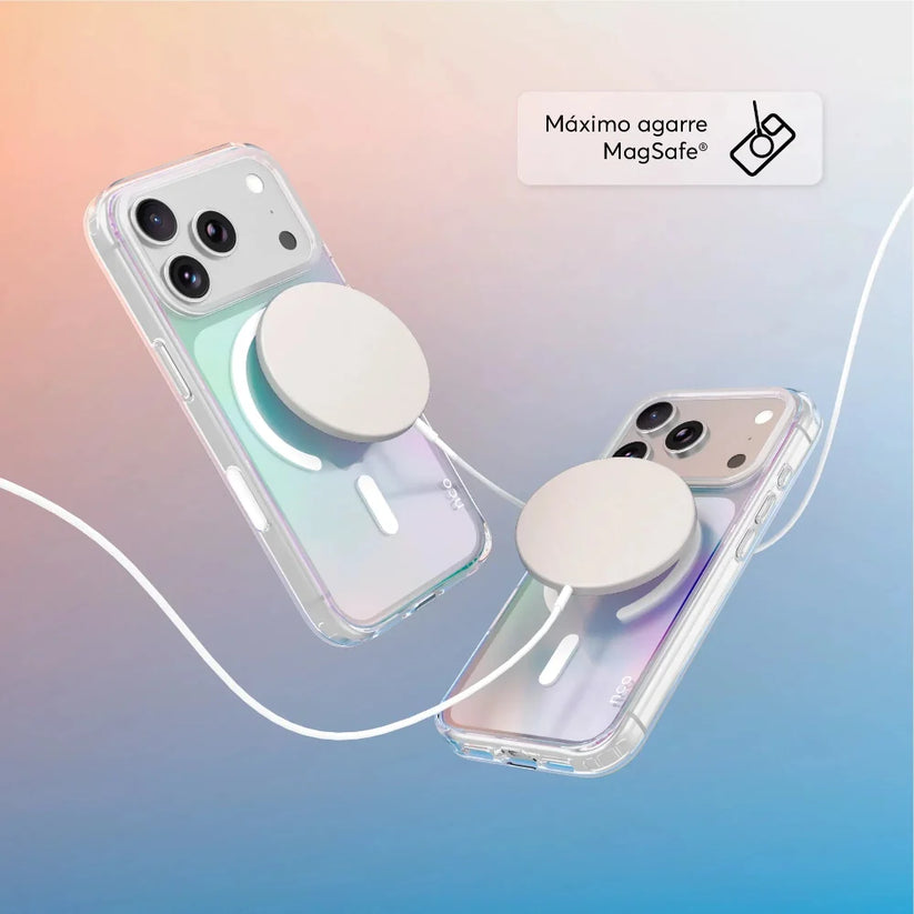 Case_NCO_SafeCase_Clear_con_MagSafe_para_iPhone_18_Pro_Arcoíris_Imagen_posicion_5_iShop_Peru