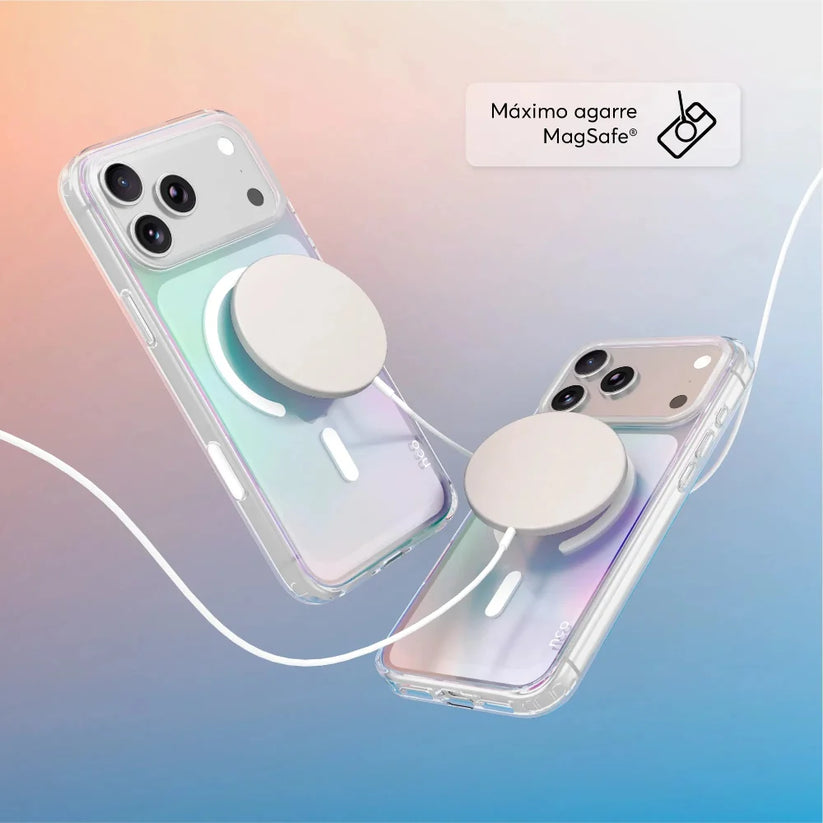 Case_NCO_SafeCase_Clear_con_MagSafe_para_iPhone_18_Pro_Max_Arcoíris_Imagen_posicion_5_iShop_Peru