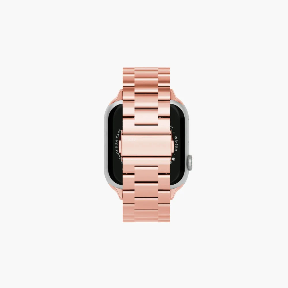 Correa_en_acero_inoxidable_ClassicLoop_NCO_para_Watch_Oro_rosa_posicion_3_iShop_Peru