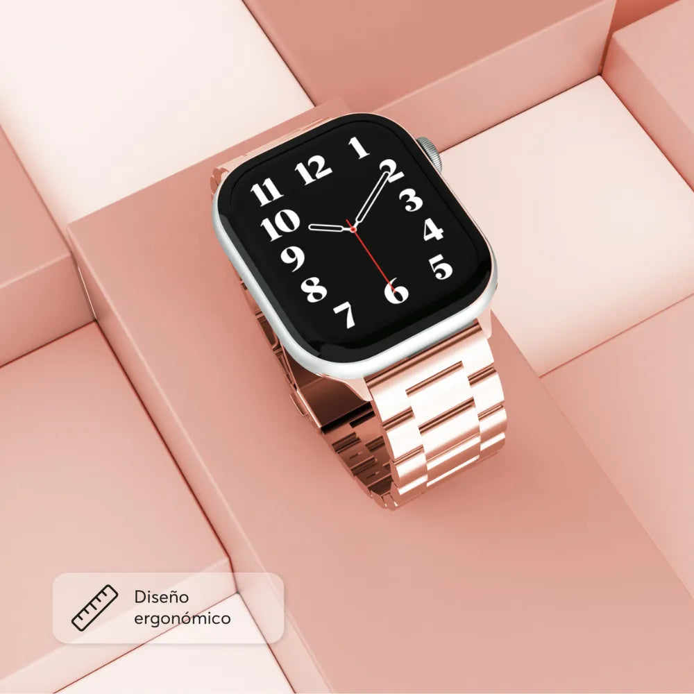 Correa_en_acero_inoxidable_ClassicLoop_NCO_para_Watch_Oro_rosa_posicion_5_iShop_Peru