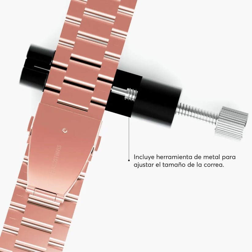 Correa_en_acero_inoxidable_ClassicLoop_NCO_para_Watch_Oro_rosa_posicion_7_iShop_Peru