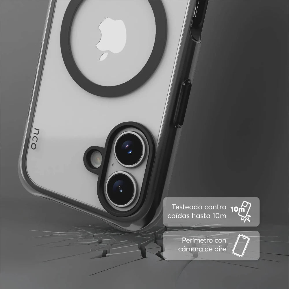 Case NCO SafeCase Ultra con MagSafe para iPhone 17 - Negro