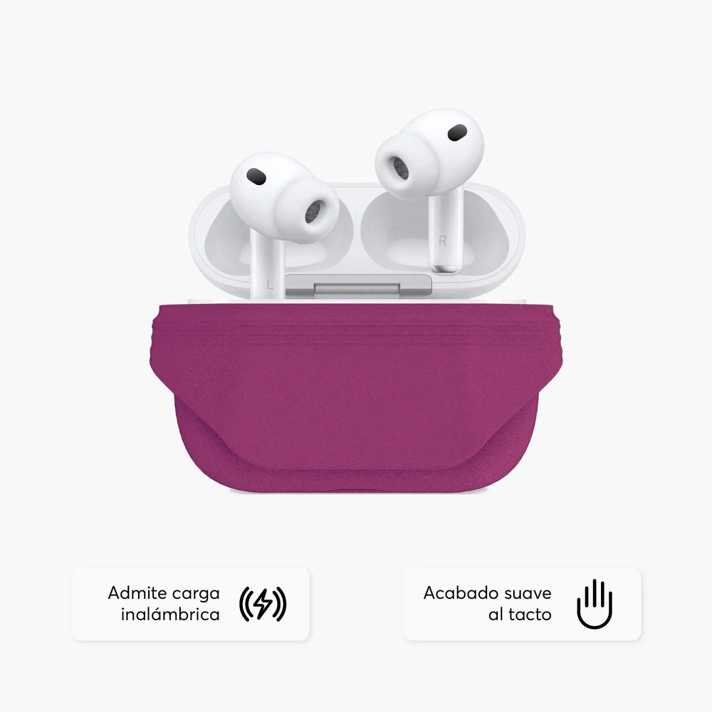 Case_NCO_SiliconeGuard_para_AirPods_Pro_3_Magenta_Posición_2_iShop_Perú