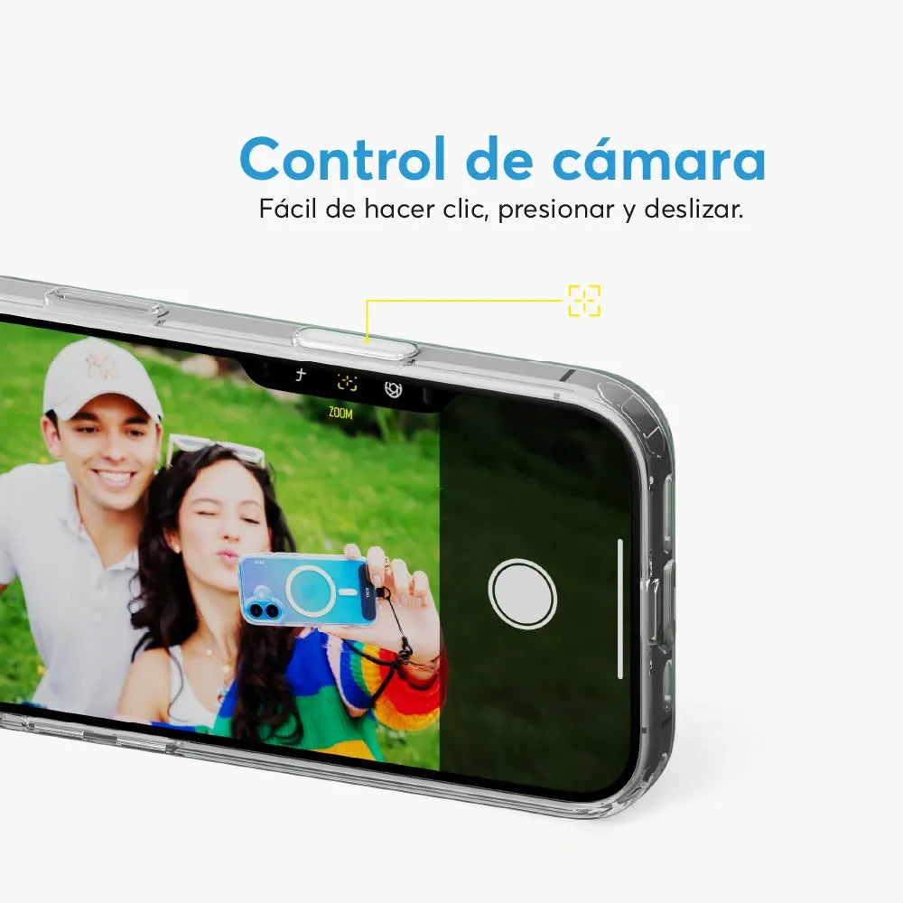 Case NCO SafeCase Clear con MagSafe para iPhone 17 Pro Max - Arcoiris