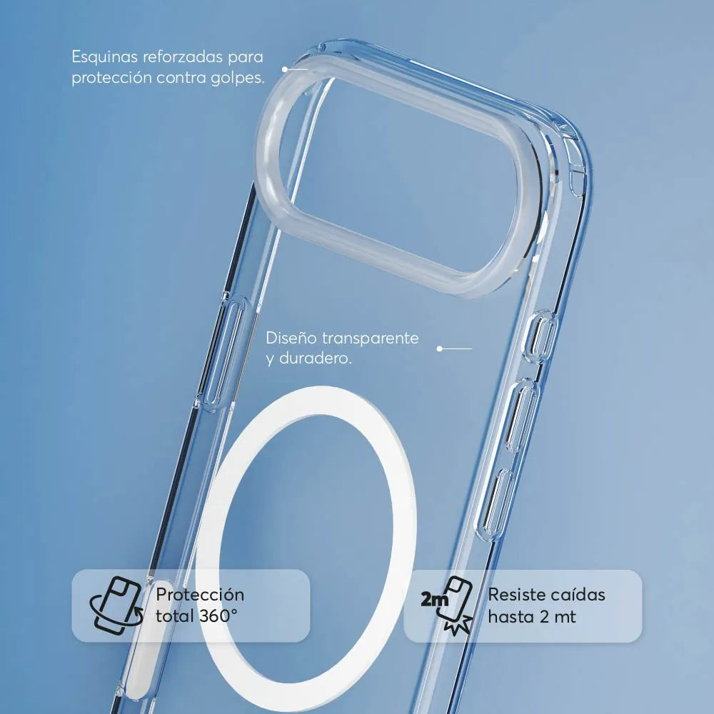 Case NCO SafeCase Clear con MagSafe para iPhone 17 Air - Transparente