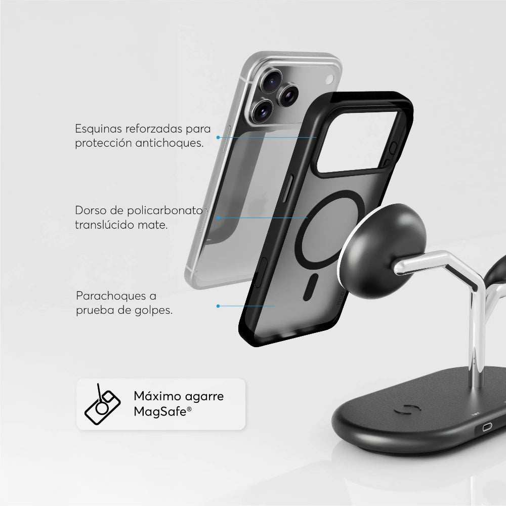 Case NCO SafeCase Lite con MagSafe para iPhone 17 Pro Max - Negro