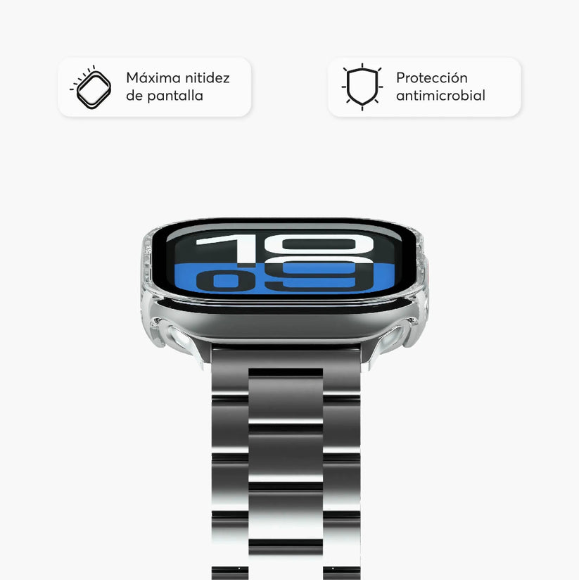 Case_NCO_ClearCase_Crystal_para_Apple_Watch_Series_11_10_46mm_Transparente_Posición_5_iShop_Perú