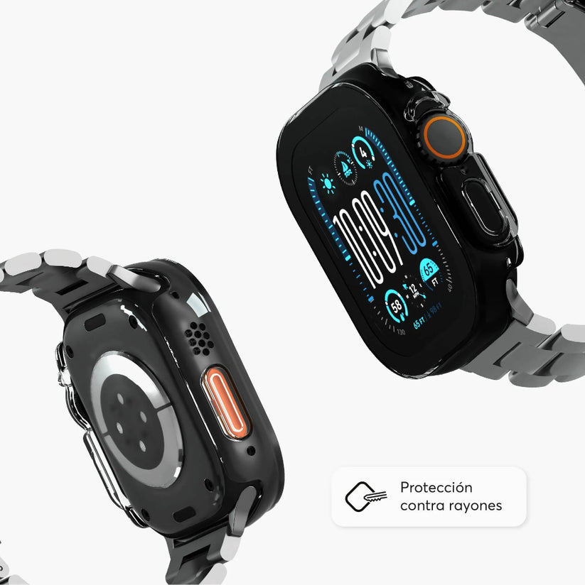 Case_NCO_ClearCase_Crystal_para_Apple_Watch_Ultra_3_2_1_49mm_Transparente_Posición_3_iShop_Perú