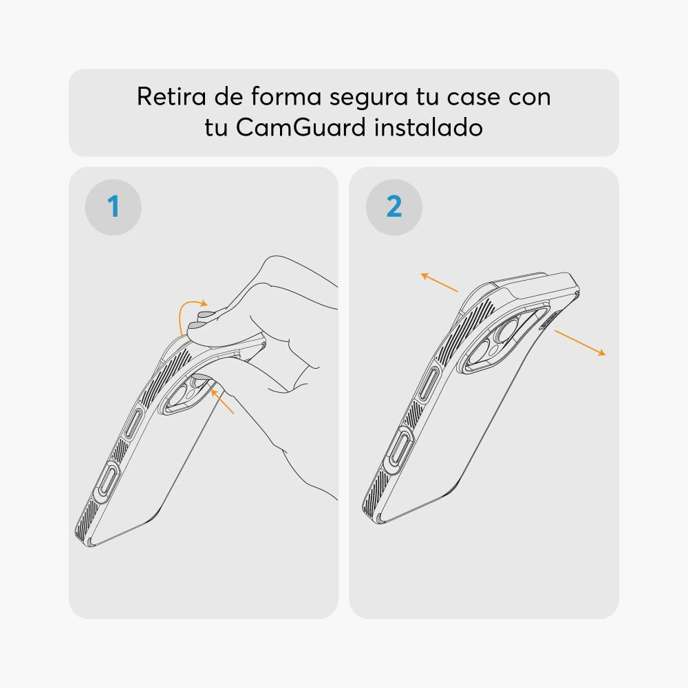 Protector de cámara NCO CamGuard Protection para iPhone 17 Pro - Negro