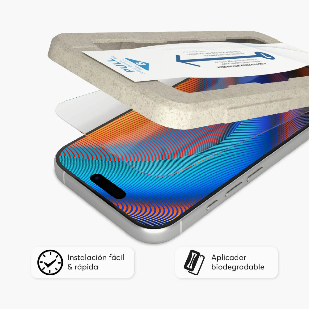 Protector de Pantalla NCO GlassGuard ion+ para iPhone 17 Pro - Transparente