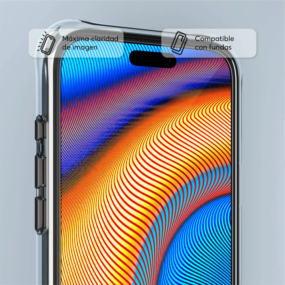 Protector de Pantalla NCO GlassGuard ion+ para iPhone 17 Pro Max - Transparente