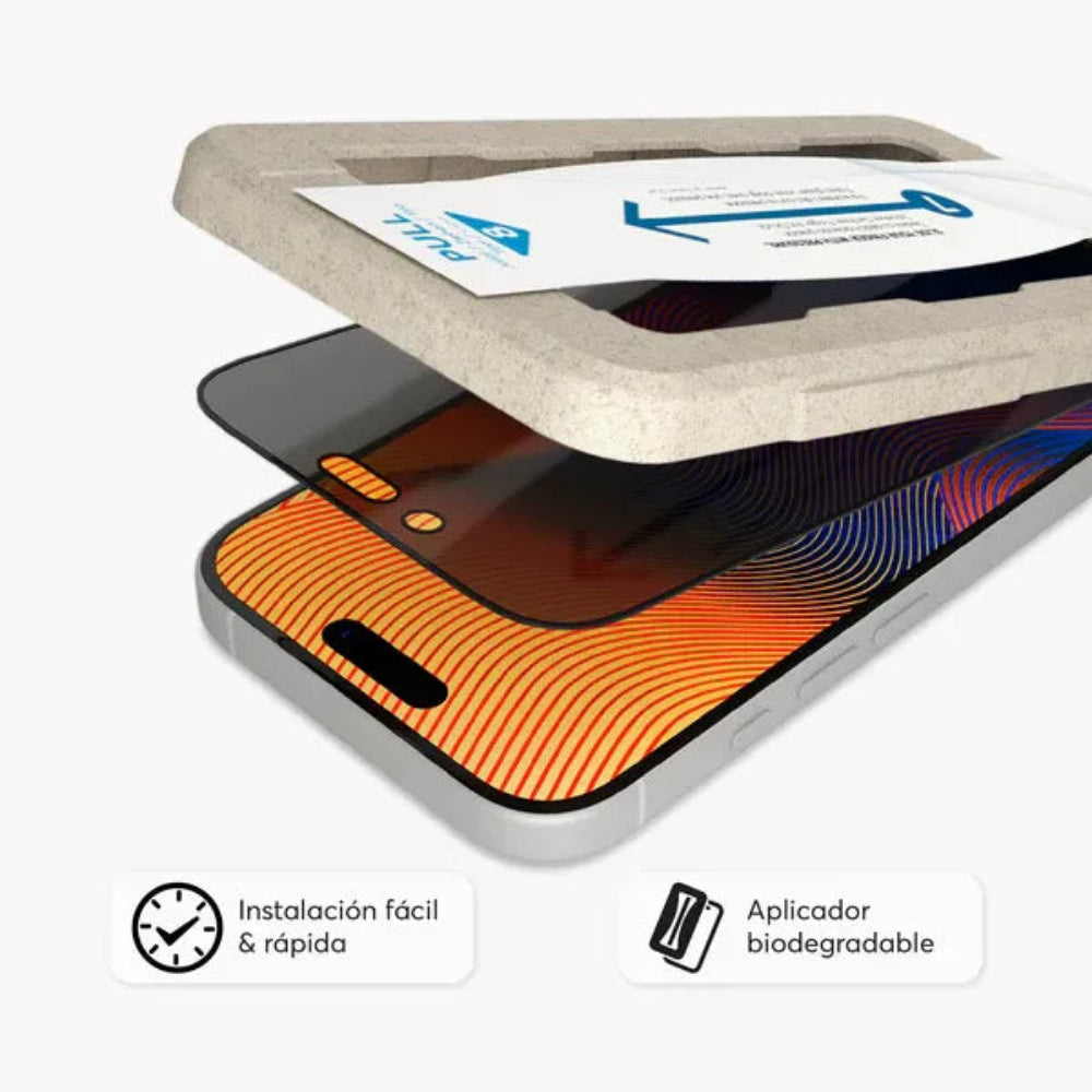 Protector de Pantalla NCO GlassGuard Privacy para iPhone 17 - Negro