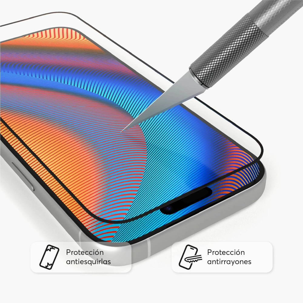 Protector de Pantalla NCO GlassGuard ShockProof para iPhone 17 Pro - Transparente