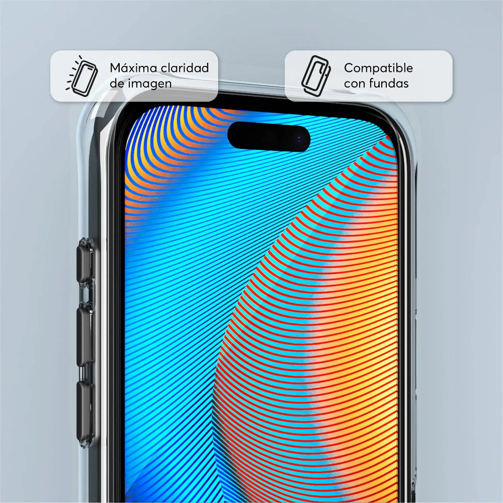 Protector de Pantalla NCO GlassGuard ShockProof para iPhone 17 Pro - Transparente