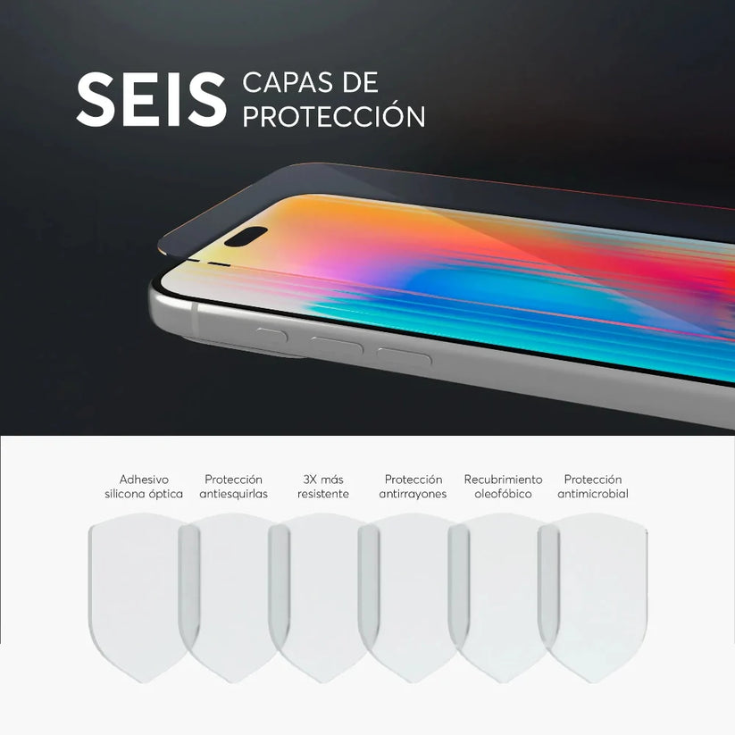 Protector_de_Pantalla_NCO_GlassGuard_ion+_para_iPhone_18_Pro_Max_Transparente_Imagen_posicion_4_iShop_Peru