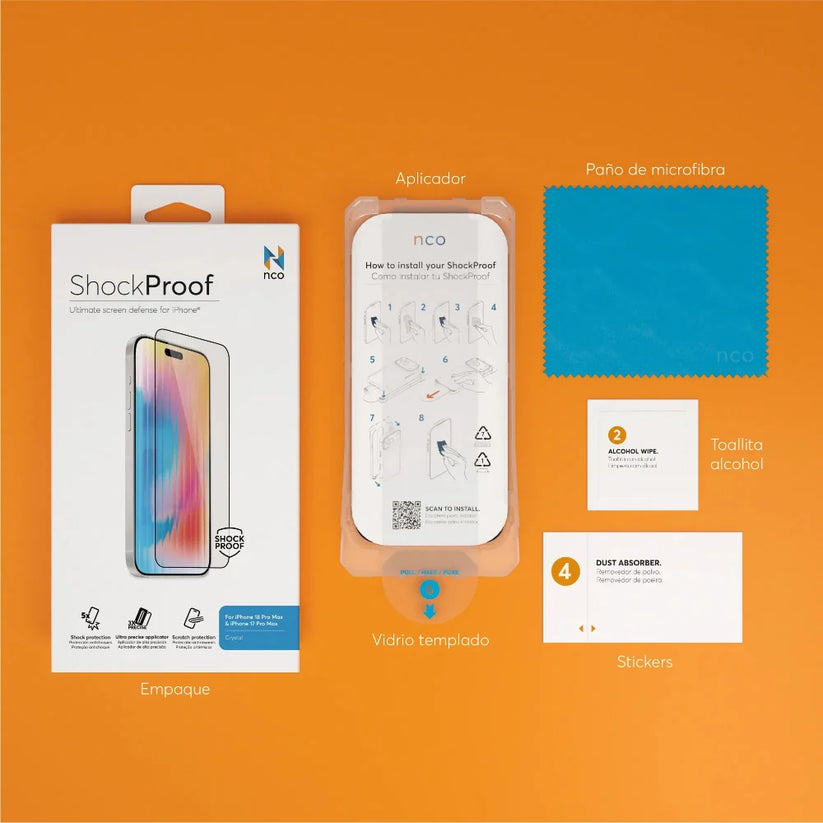Protector_de_Pantalla_NCO_GlassGuard_ShockProof_para_iPhone_18_Pro_Max_Transparente_Imagen_posicion_7_iShop_Peru