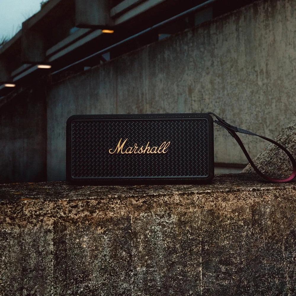 Parlante Marshall Middleton II Portátil Bluetooth - Negro/Latón