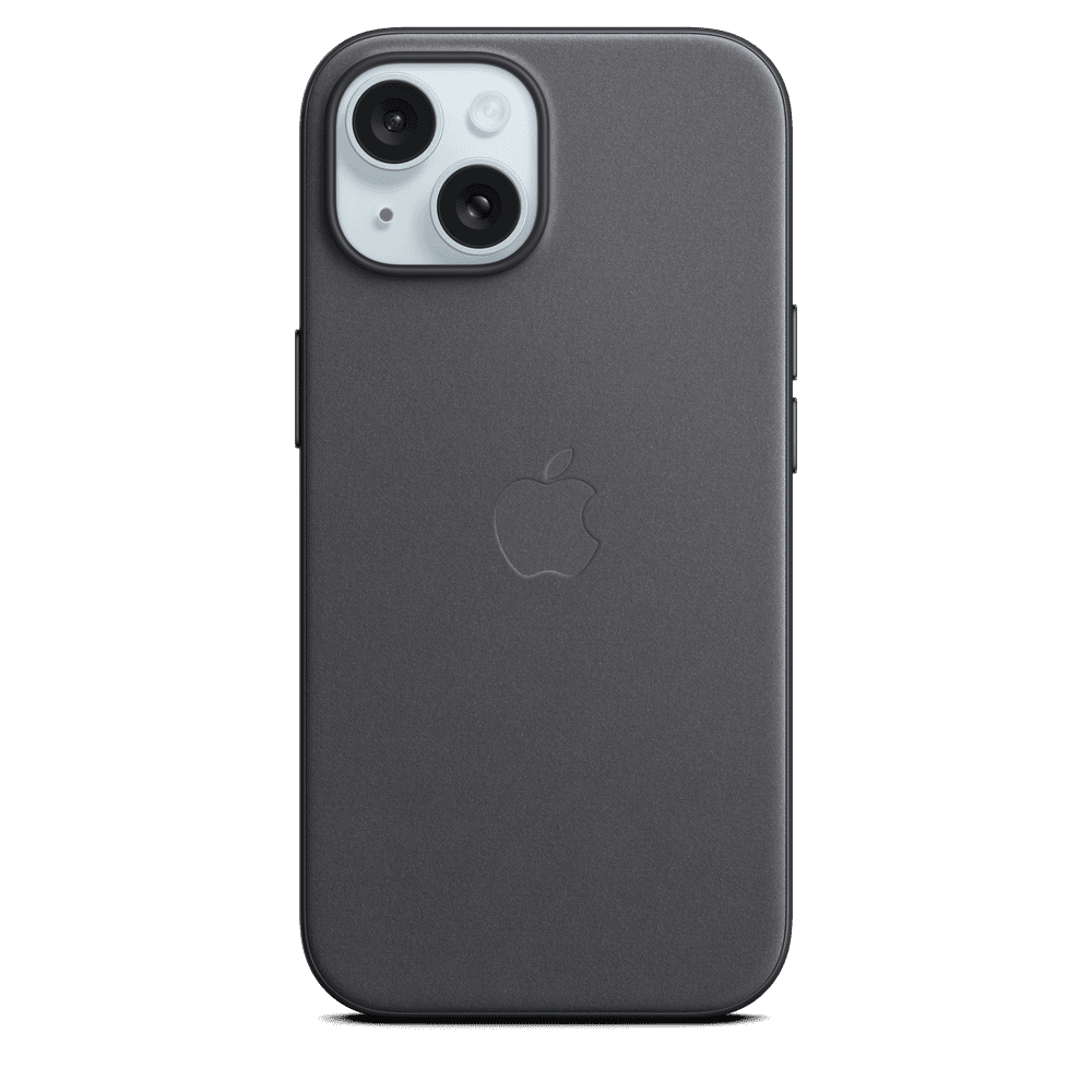 Funda de FineWoven para el iPhone 15 con MagSafe - Negro