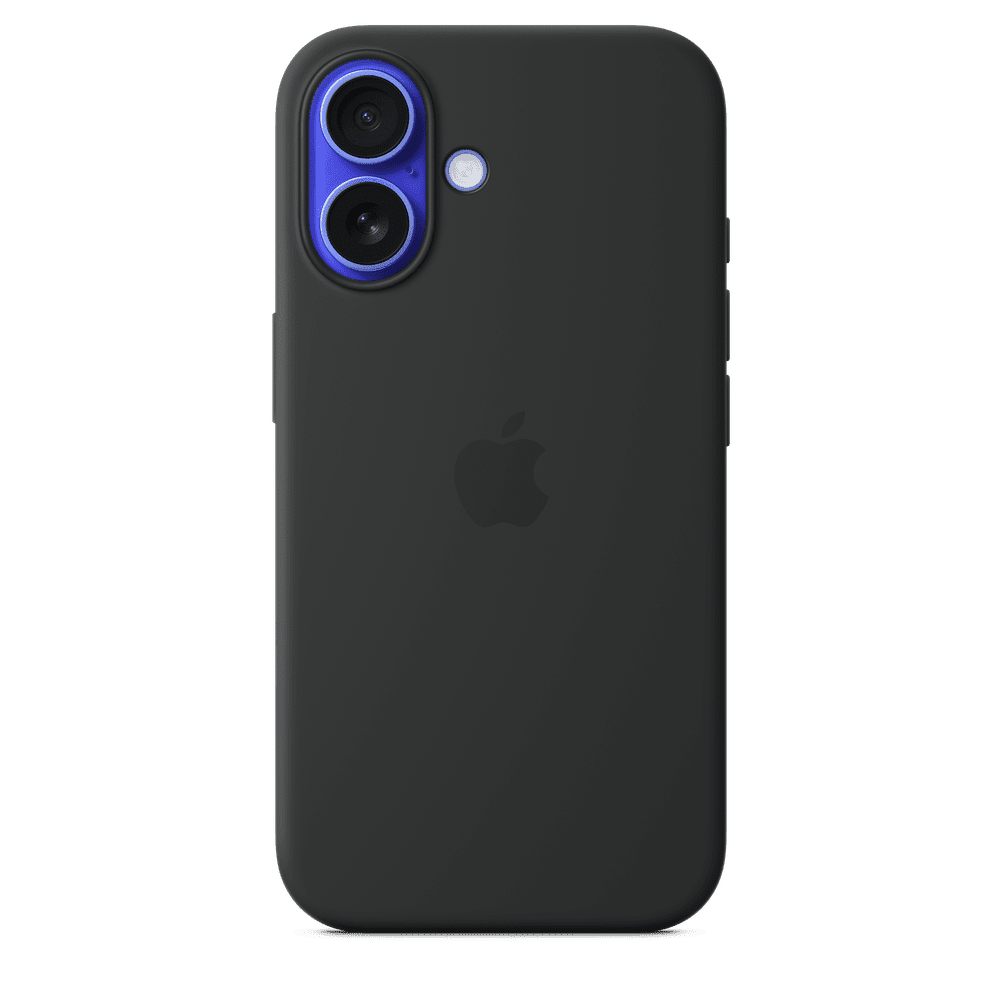 Funda de silicón para el iPhone 16 con MagSafe - Negro