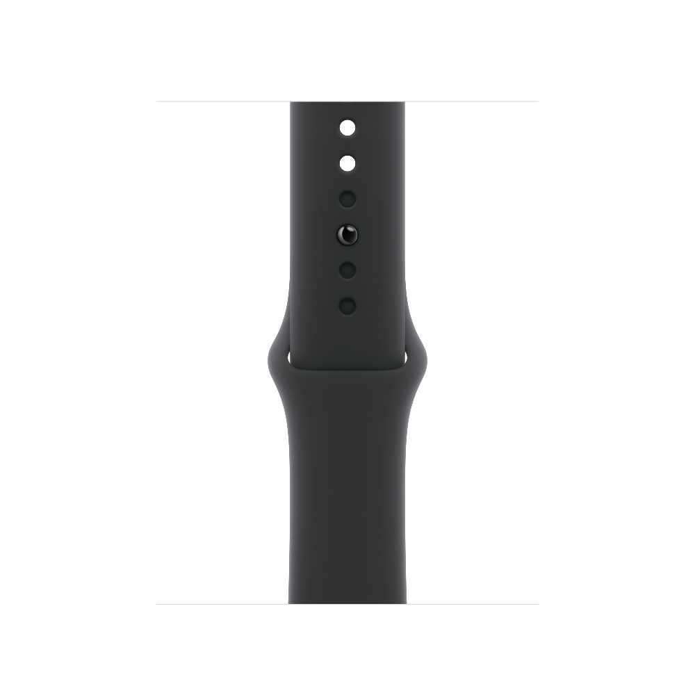 Correa deportiva negra para caja de 42 mm - S/M