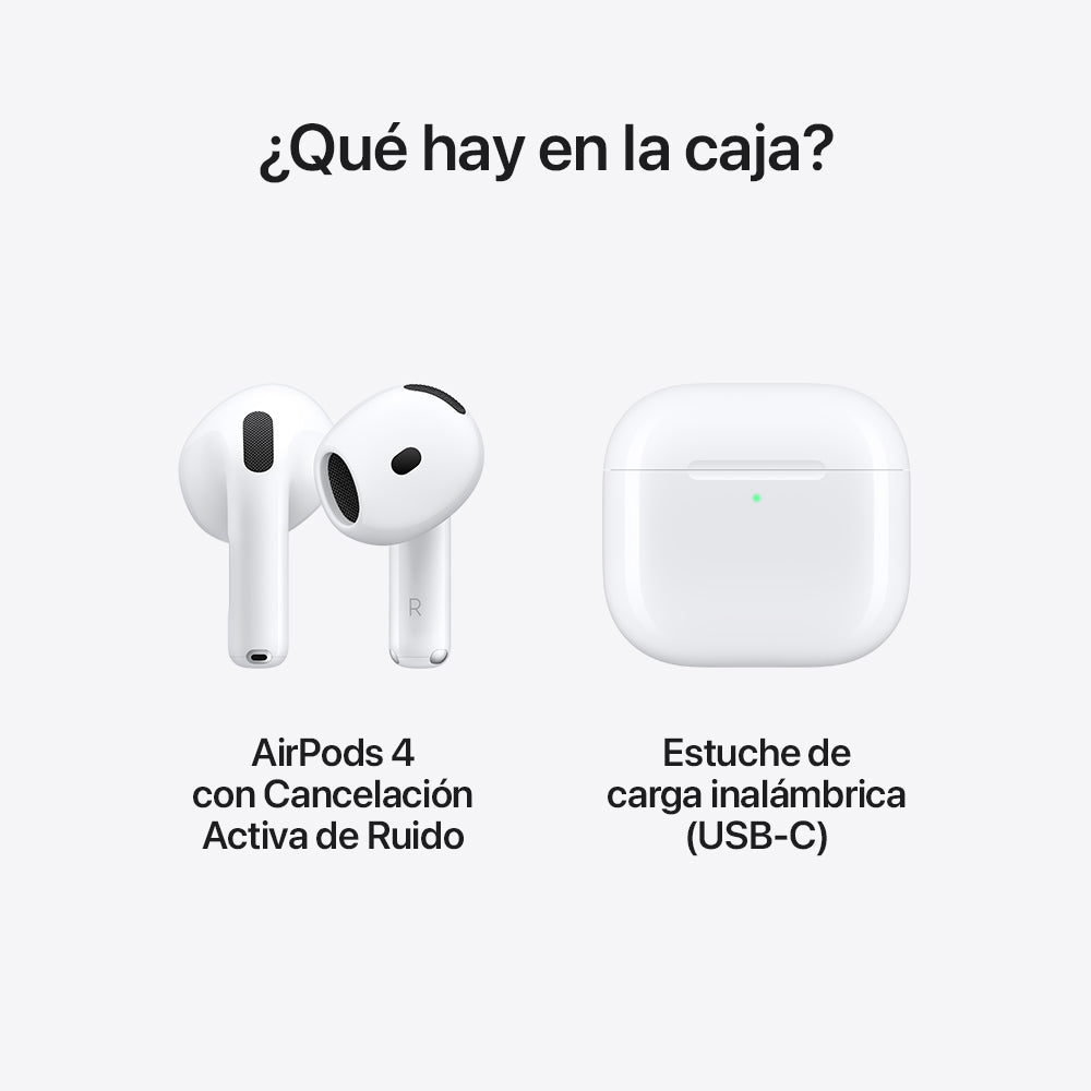 AirPods 4 con Cancelación Activa de Ruido AirPods 4 con Cancelación Activa de Ruido