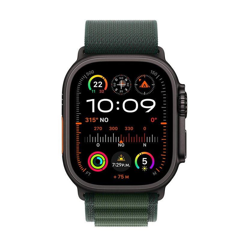 Apple_Watch_Ultra_2_49mm_Black_Titanium_Alpine_Loop_Dark_Green_PDP_Image_Position_2__COES