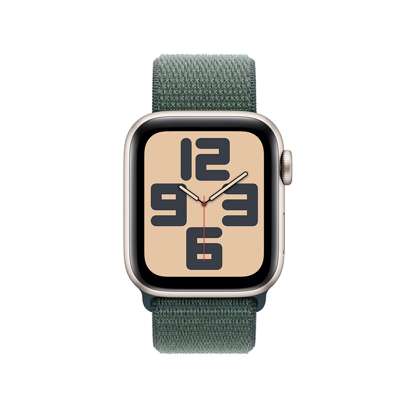 Apple_Watch_SE_40mm_GPS_Starlight_Aluminum_Sport_Loop_Lake_Green_PDP_Image_Position_2__COES