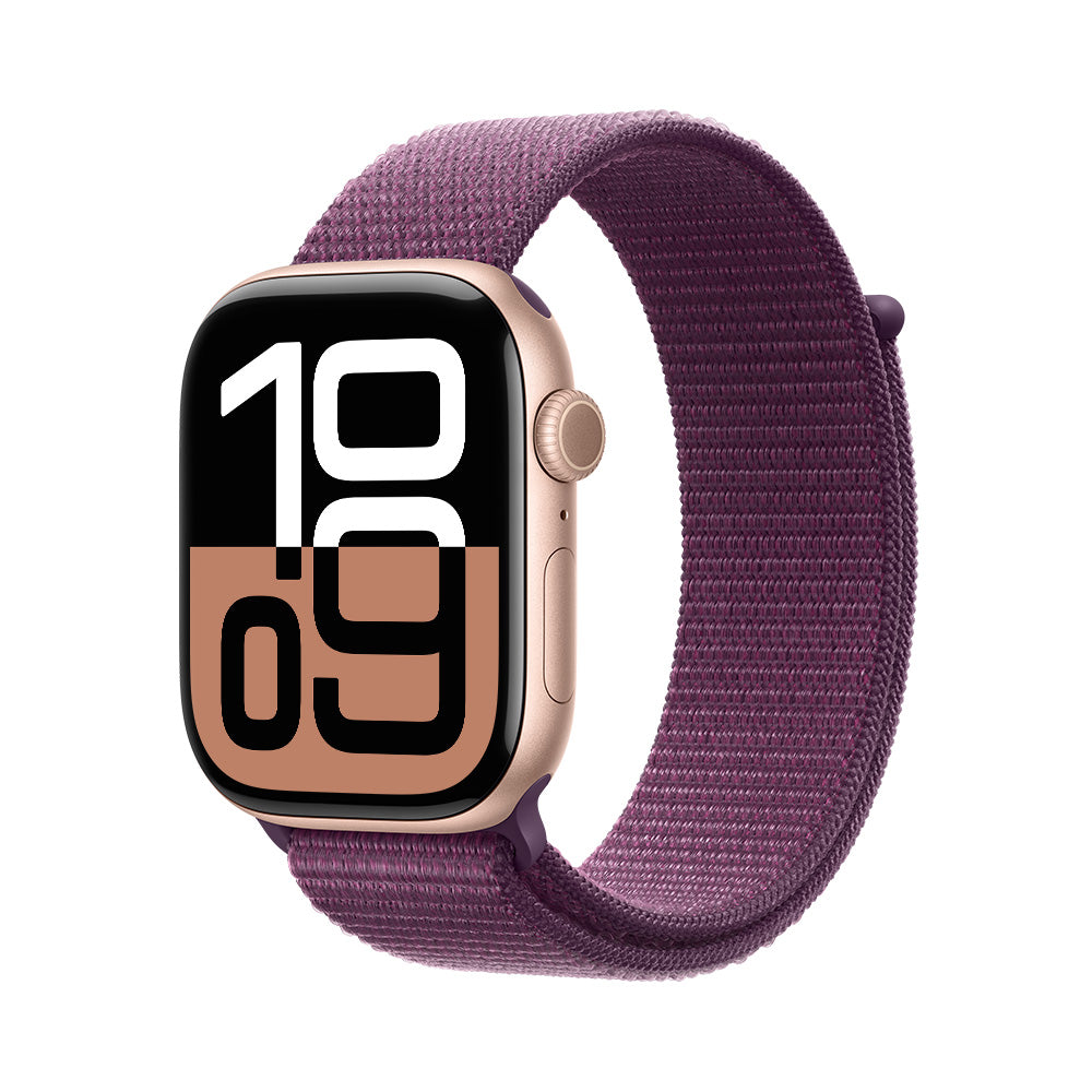 Apple_Watch_Series_10_46mm_GPS_Rose_Gold_Aluminum_Sport_Loop_Plum_PDP_Image_Position_1__COES