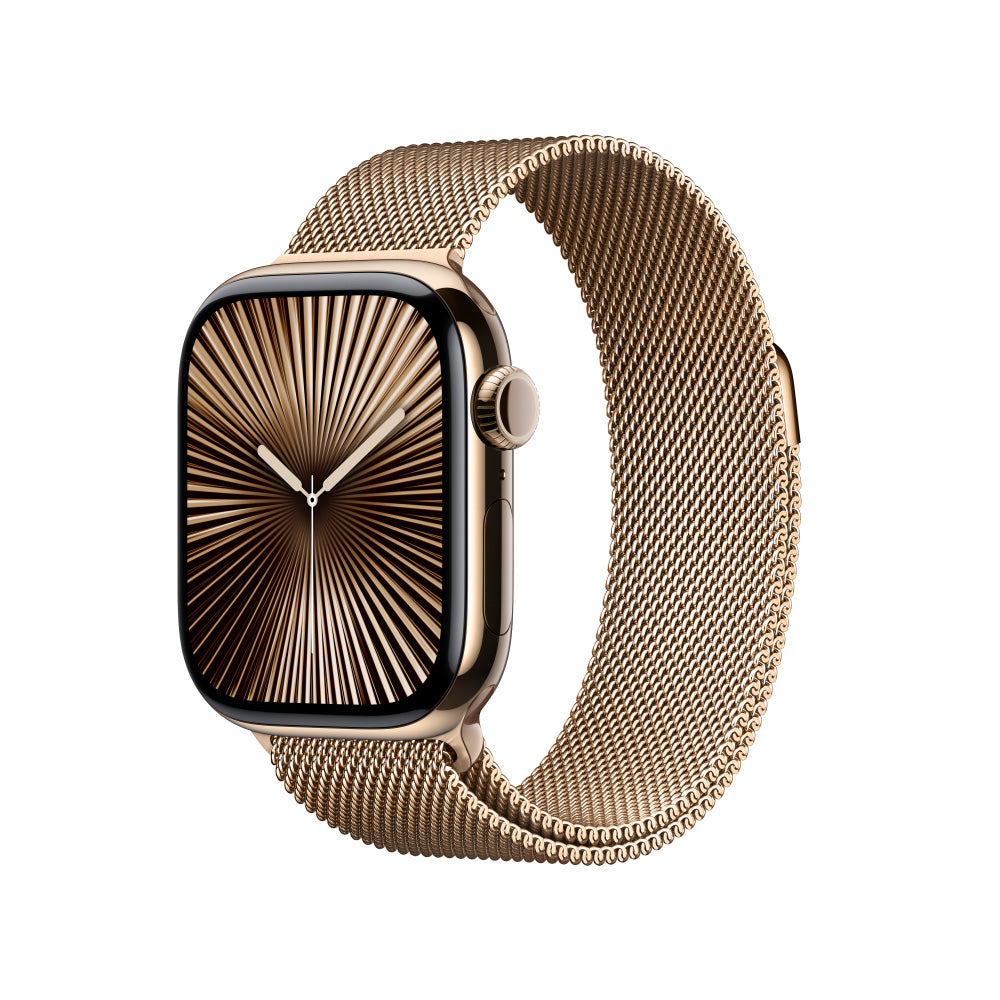 Apple_Watch_Series_10_42mm_LTE_Gold_Titanium_Milanese_Loop_Gold_PDP_Image_Position_1__COES