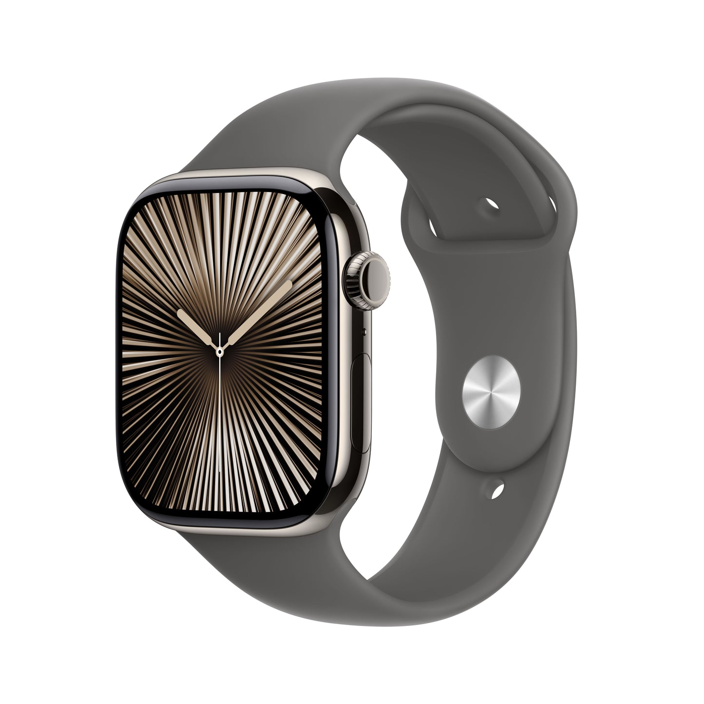 Apple_Watch_Series_10_46mm_LTE_Natural_Titanium_Sport_Band_Stone_Gray_PDP_Image_Position_1__ESES