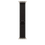 Correa Trail color negro/carbón para caja de 49 mm – M/L – Acabado de titanio natural