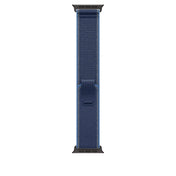 Correa Trail azul/azul brillante para caja de 49 mm – M/L – Acabado de titanio negro