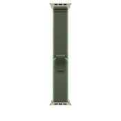 Correa Trail verde/neón para caja de 49 mm – M/L – Acabado de titanio natural