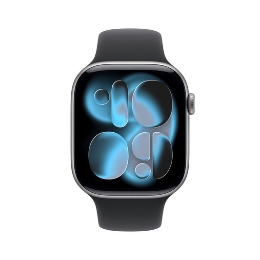 Apple_Watch_Series_11_GPS_Caja_de_aluminio_gris_espacial_de_46_mm_Correa_deportiva_negra_S_M_Imagen_posicion_2_iShop_Peru