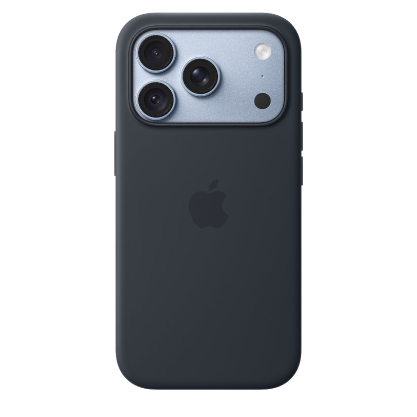 Funda_de_Silicon_con_MagSafe_para_el_iPhone_18_Pro_Azul_Marino_Imagen_posicion_1_iShop_Peru